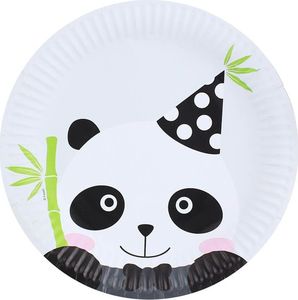 GoDan talerzyki Panda 23 cm 6 sztuk uniwersalne (38843) 1