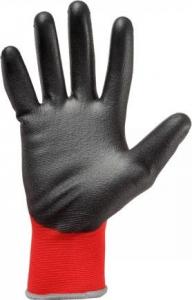 Lahti Pro Rękawice Powlekane poliuretanem Czarno-czerwone 9 (L230609K) 3