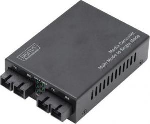 Konwerter światłowodowy Digitus DIGITUS Konverter Fast Ethernet Multi-/Singlem. Media Sc/Sc 1