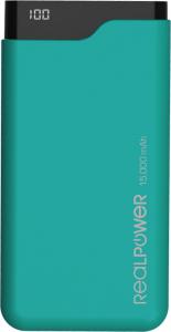 Powerbank Realpower PB-15000C 15000mAh Zielony 3