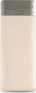 Powerbank Realpower PB-8000 Fashion 8000mAh Kremowy 2