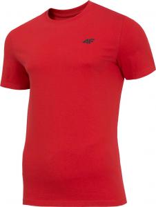 4f Koszulka męska H4Z19-TSM070 czerwona r. M 1