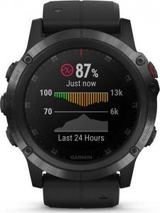 Zegarek sportowy Garmin  Fenix 5X Plus Czarny (010-01989-01) 4