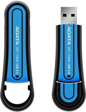 Pendrive ADATA Superior S107 USB 3.0 64GB niebieski (AS107-64G-RBL) 1