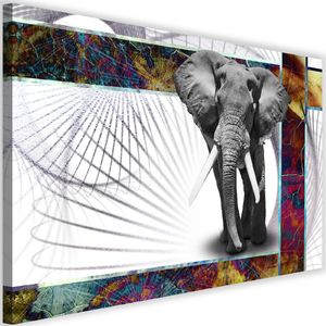 Feeby Obraz na płótnie – Canvas, potężny słoń 120x80 1