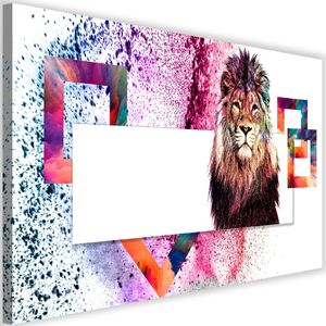 Feeby Obraz na płótnie – Canvas, majestatyczny lew 60x40 1