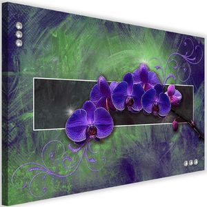 Feeby Obraz na płótnie – Canvas, storczyk w kolorze fioletu 60x40 1