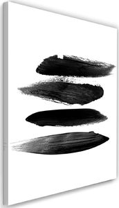 Feeby Obraz na płótnie – Canvas, czarne pasy 40x60 1