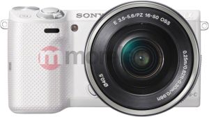 Aparat Sony NEX-5T Biały+ SEL-P 16-50 (NEX5TLW) 2
