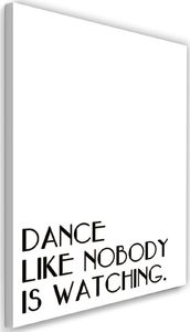 Feeby Obraz na płótnie – Canvas, typografia dance 60x90 1