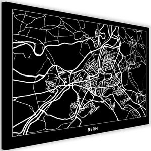 Feeby Obraz na płótnie – Canvas, plan miasta Brno 60x40 1
