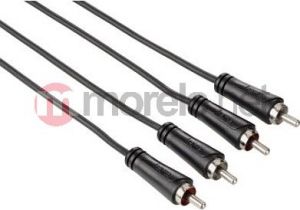 Kabel Hama RCA (Cinch) x2 - RCA (Cinch) x2 10m czarny (991222750000) 2