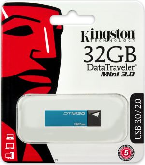 Pendrive Kingston DataTraveler Mini 3.0 32GB Aluminiowa obudowa ! (DTM30/32GB) 1