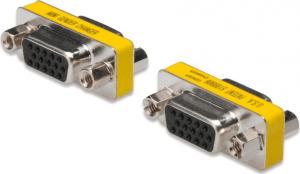 Adapter AV Digitus D-Sub (VGA) - D-Sub (VGA) żółty (AK-610512-000-I) 1