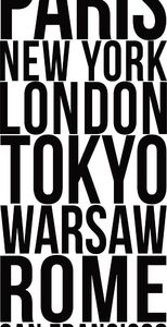 Feeby Paryż, Londyn, Tokio 20x30 4