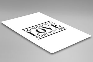 Feeby Wydruk na metalu, motywacyjny - rób to, co kochasz 40x60 2