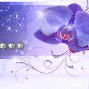 Feeby storczyki abstrakcja (30cmx20cm) 4