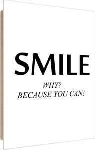 Feeby Deco panel, motywacyjny - uśmiechaj się 60x90 1