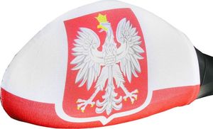 GoDan Flagi Polski z godłem na lusterko - 2 szt. uniwersalny 1