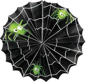 Unique Dekoracja wisząca Sieć pająka na halloween - 31 cm - 1 szt. p uniwersalny 1