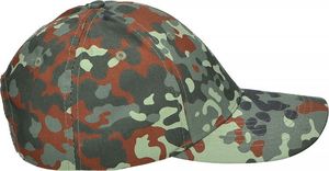 Mil-Tec Czapka z daszkiem bejsbolówka flecktarn r. uniwersalny 4