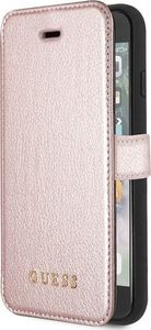 Guess Guess GUFLBKI8IGLRG iPhone 7/8 rose gold /różowo-złoty book Iridescent uniwersalny 2