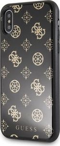 Guess Guess GUHCPXTGGPBK iPhone X/Xs czarny /black hard case Peony G Double Layer Glitter uniwersalny 2