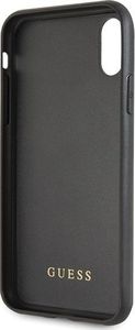 Guess Guess GUHCPXTGGPBK iPhone X/Xs czarny /black hard case Peony G Double Layer Glitter uniwersalny 4