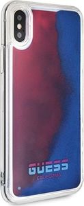 Guess Guess GUHCPXGLCRE iPhone X/Xs czerwony /red hard case California Glow in the dark uniwersalny 5