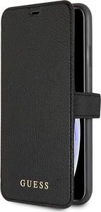 Guess Guess GUFLBKI65IGLBK iPhone Xs Max black /czarny book Iridescent uniwersalny 2