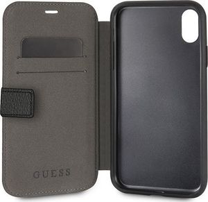 Guess Guess GUFLBKI61IGLBK iPhone Xr black /czarny book Iridescent uniwersalny 3
