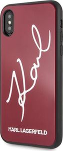 Karl Lagerfeld Etui KLHCPXDLKSRE iPhone X/Xs czerwone 2