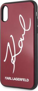 Karl Lagerfeld Etui KLHCPXDLKSRE iPhone X/Xs czerwone 3