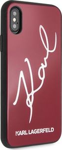 Karl Lagerfeld Etui KLHCPXDLKSRE iPhone X/Xs czerwone 5