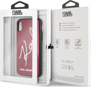 Karl Lagerfeld Etui KLHCPXDLKSRE iPhone X/Xs czerwone 7