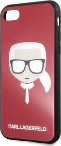 Karl Lagerfeld Etui KLHCPXDLHRE iPhone X/Xs czerwone 3