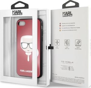 Karl Lagerfeld Etui KLHCPXDLHRE iPhone X/Xs czerwone 6