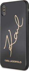 Karl Lagerfeld Etui KLHCI65DLKSBK iPhone XS Max czarne 2
