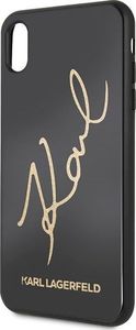 Karl Lagerfeld Etui KLHCI65DLKSBK iPhone XS Max czarne 3