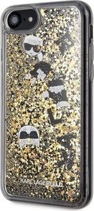 Karl Lagerfeld Etui KLHCI8ROGO iPhone 7/8 czarno-złote 2