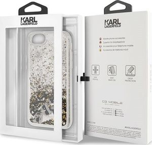 Karl Lagerfeld Etui KLHCI8ROGO iPhone 7/8 czarno-złote 7
