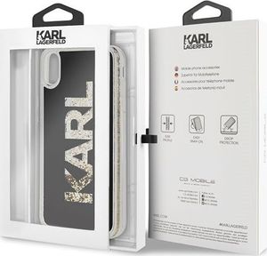 Karl Lagerfeld Etui KLHCI65KAGBK iPhone XS Max czarne 7