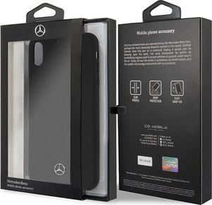 Mercedes Mercedes MEHCI65SILBK iPhone Xs Max hard case czarny/black Silicon uniwersalny 7