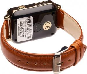 Smartwatch Garett GPS Classic Złoty Brązowy 3