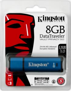 Pendrive Kingston DataTraveler Vault Privacy 3.0, 8 GB  (DTVP30/8GB) 5