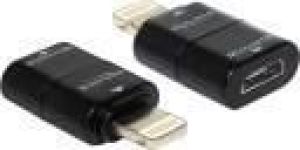 Adapter USB Delock 8-pin - USB Micro B Czarny (65492) 1