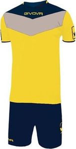 Givova Strój piłkarski Givova Campo żółto-granatowy 3XS 2
