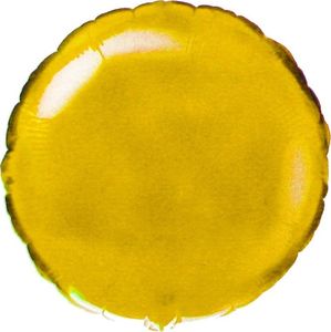 FLX Balon foliowy okrągły złoty - 46 cm - 1 szt. uniwersalny 1