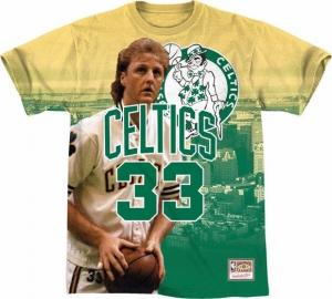 Mitchell & Ness Koszulka męska City Pride M&N Tee Boston Celtics Larry Bird r. M (BMTRKT18007) 1