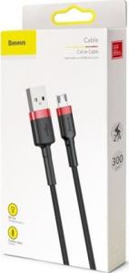 Kabel USB Baseus USB-A - microUSB 3 m Czarno-czerwony (CAMKLF-H91) 6
